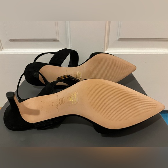 Ann Taylor Black Faux Suede Shoes, Size 9M - Picture 4 of 4